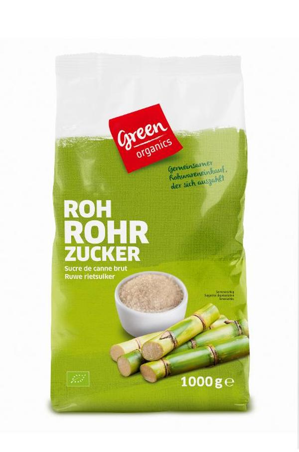 Produktfoto zu GREEN Rohrohrzucker, 1kg