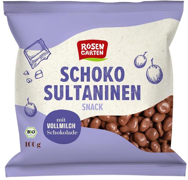 Produktfoto zu Schoko Sultaninen, 100g