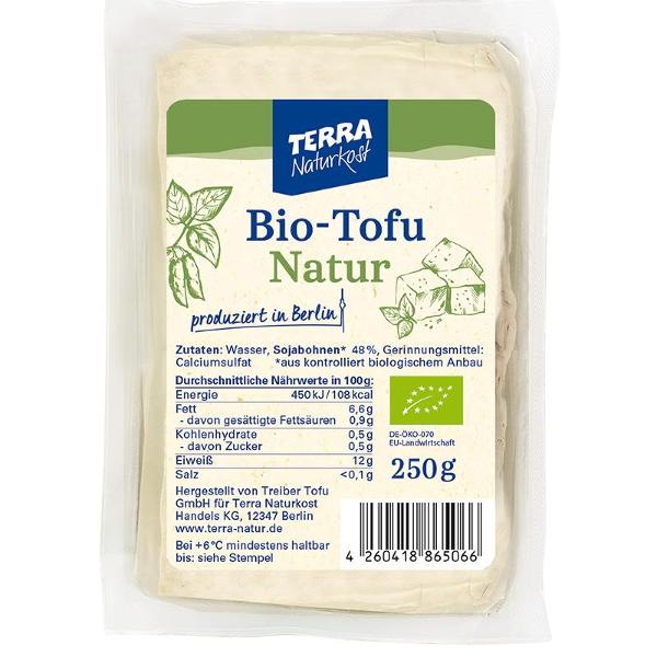 Produktfoto zu Tofu, natur, 250g