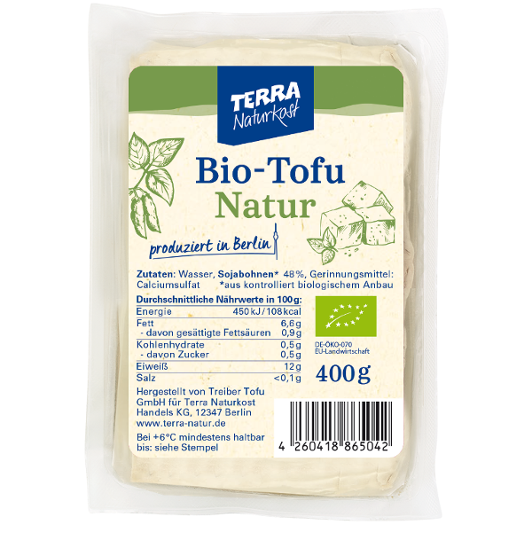 Produktfoto zu 400g Tofu natur