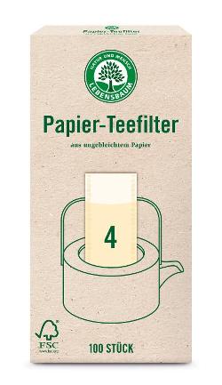 Papier-Teefilter, Größe 4, 100St.