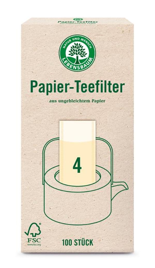 Produktfoto zu Papier-Teefilter, Größe 4, 100St.