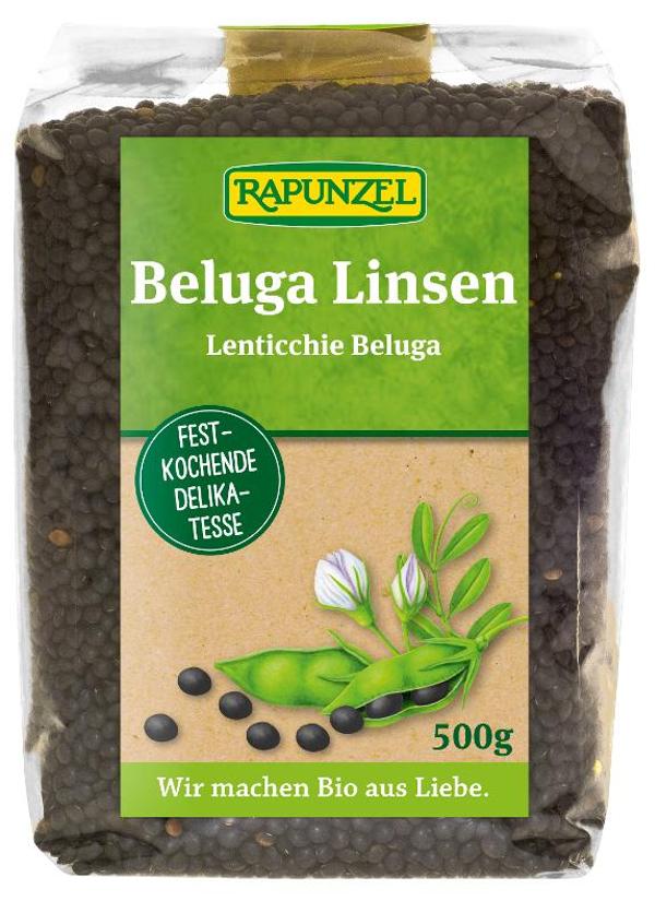 Produktfoto zu Beluga-Linsen, schwarz, 500g
