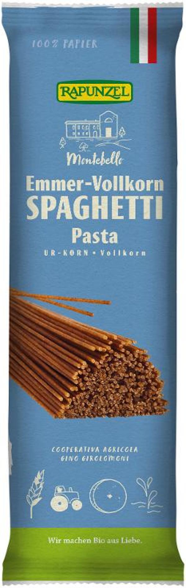 Produktfoto zu Emmer Spaghetti Vollkorn, 500g