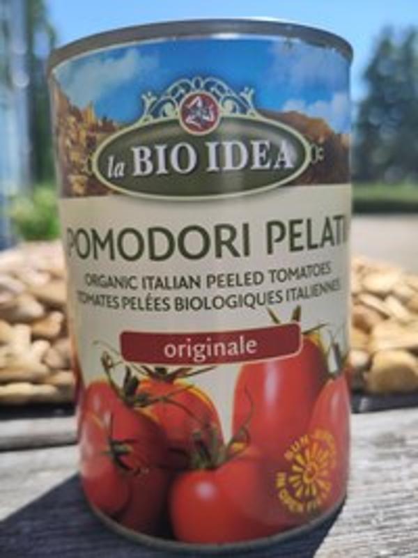 Produktfoto zu Geschälte Tomaten in der Dose,