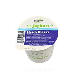 Burgrain laktosefrei Joghurt Heidelbeer 150 g, Mindestbestellmenge 2 Stück