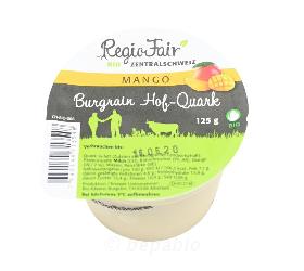 Burgrain Quark Mango 125 g, Mindestbestellmenge 2 Stück