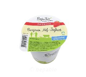 Burgrain laktosefrei Joghurt Erdbeer 150 g, Mindestbestellmenge 2 Stück