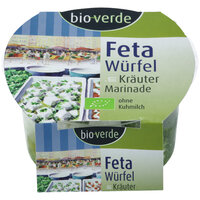 Feta-Würfel mit Kräuter-Marinade 125 g