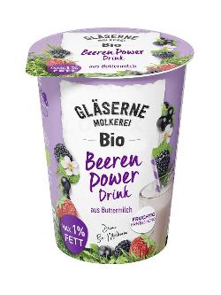 Gläserne Molkerei Buttermilchdrink Beeren Power - 500g