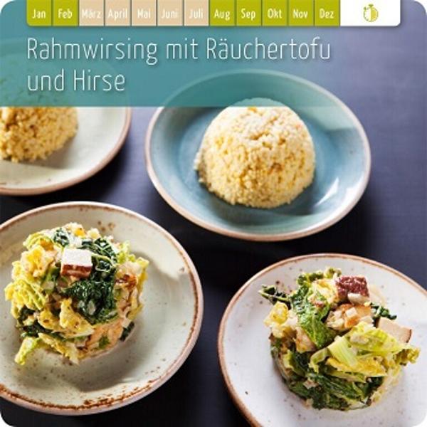 Produktfoto zu Rahmwirsing mit Räuchertofu und Hirse