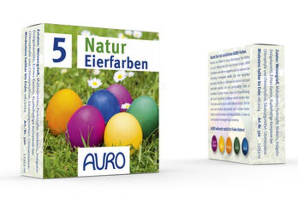 Produktfoto zu Natur-Eierfarben, 5 verschiedene