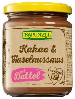 Kakao & Haselnussmus mit Dattel - 250g