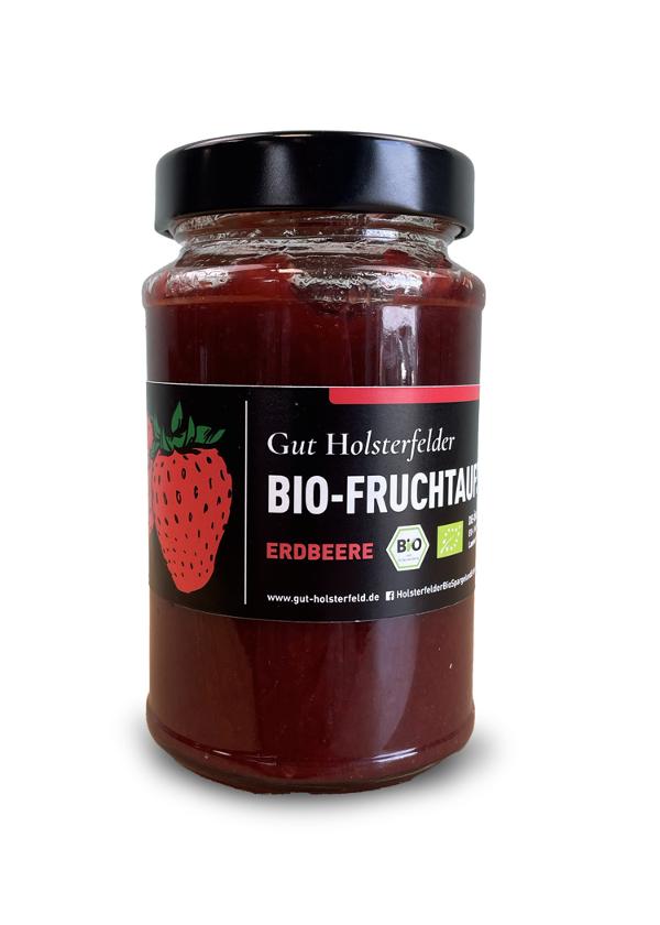 Produktfoto zu Gut Holsterfelder Erdbeer-Fruchtaufstrich - 255 ml