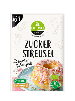 Biovegan Zuckerstreusel bunt gemischt - 70g