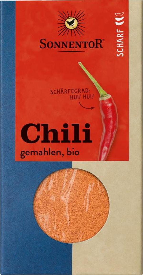 Produktfoto zu Sonnentor Chili gemahlen Tüte - 40g