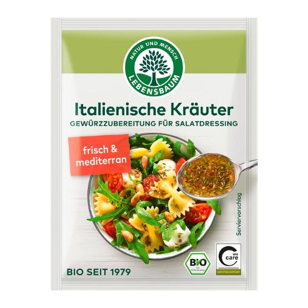 Produktfoto zu Lebensbaum Salatdressing Italienische Kräuter - 3 x 5g