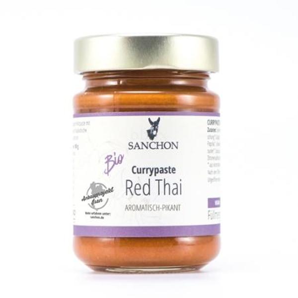 Produktfoto zu Sanchon Currypaste Red Thai - 190g