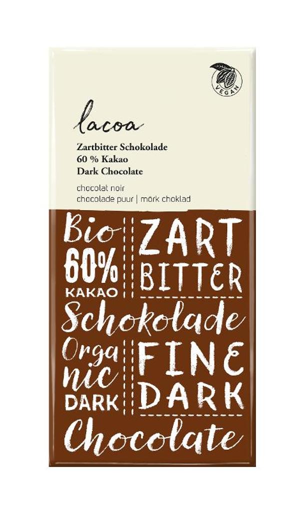 Produktfoto zu Lacoa Zartbitter mit 60% Cacao - 100g