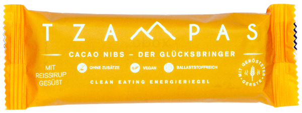 Produktfoto zu TZAMPAS Cacao Nibs Riegel - 40g