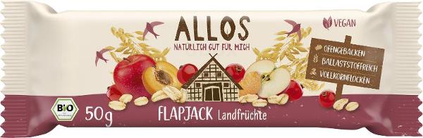 Produktfoto zu Allos Hafer Flapjack Landfrüchte - 50 g