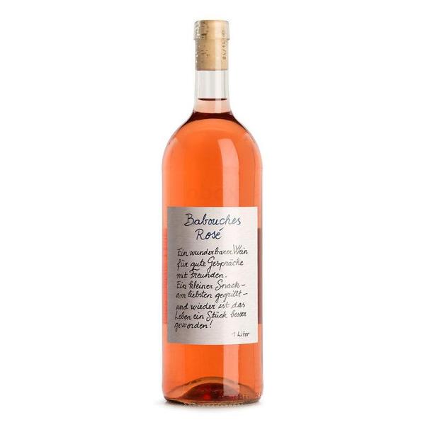 Produktfoto zu Babouches rosé, trocken - 1l Mehrweg