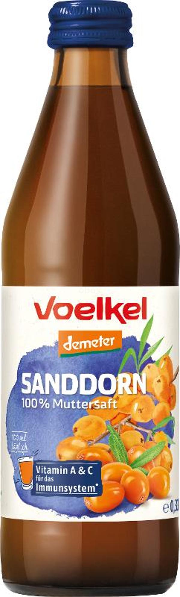 Produktfoto zu Voelkel Sanddorn Muttersaft - 0,33l