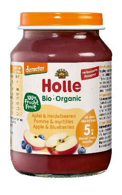 Apfel mit Heidelbeere - 190g