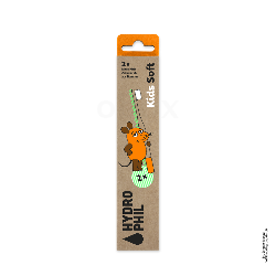 Hydrophil Zahnbürste Kinder Maus Orange Bambus - 1 Stück