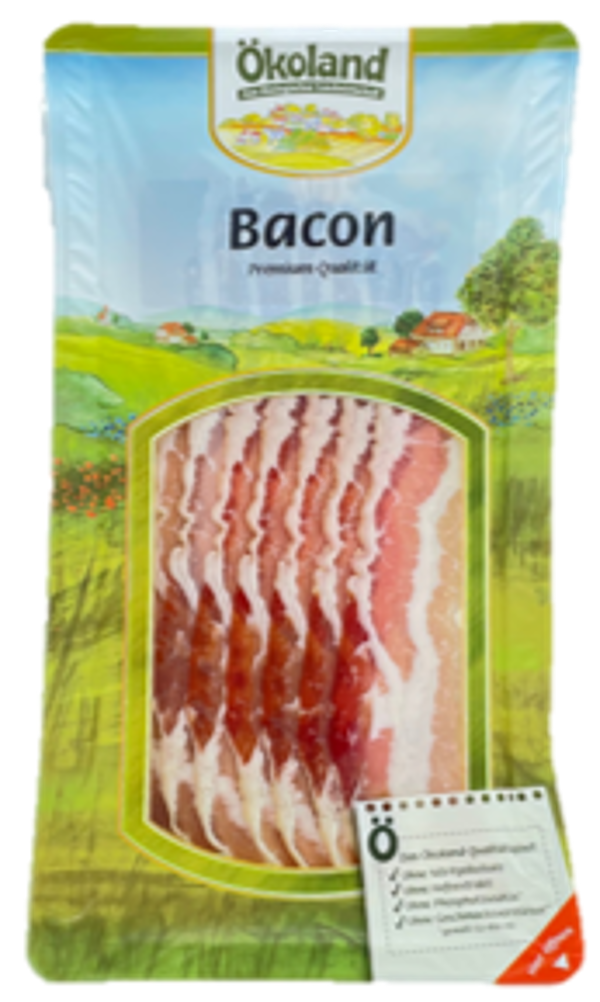 Produktfoto zu Ökoland Bio-Premium Bacon - 80g
