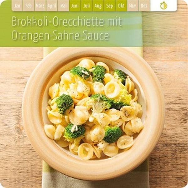 Produktfoto zu Brokkoli-Orecchiette mit Orangen-Sahne-Sauce