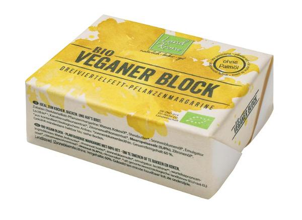 Produktfoto zu Landkrone Bio Veganer Block - 250g