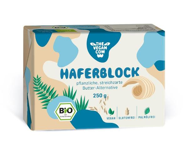 Produktfoto zu The Vegan Cow Haferblock Butter Alternative - 250g