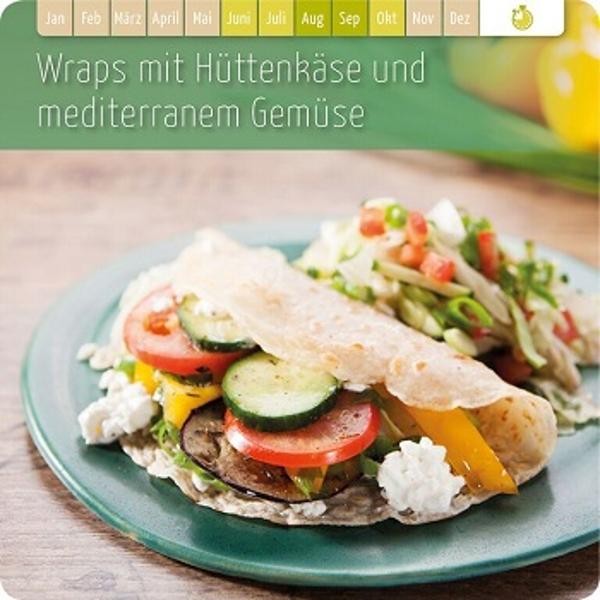Produktfoto zu Wraps mit Hüttenkäse & mediterranem Gemüse