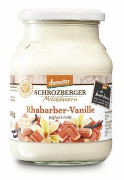 Schrozberger Joghurt Rhabarber-Vanille, 3,5% - 500g