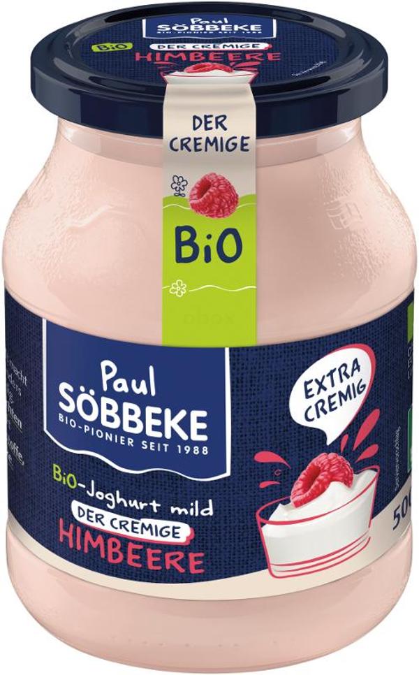 Produktfoto zu Söbbeke Joghurt mild Himbeere, 7,5% - 500g
