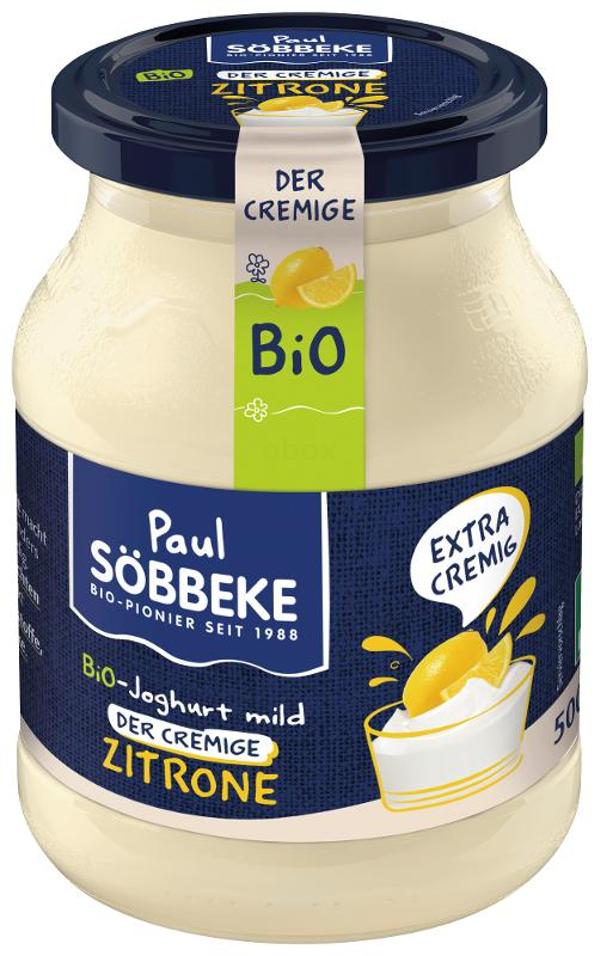 Produktfoto zu Söbbeke Joghurt Zitronencreme, 7,5% - 500g