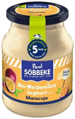 Söbbeke Joghurt Maracuja, 3,8% - 500g