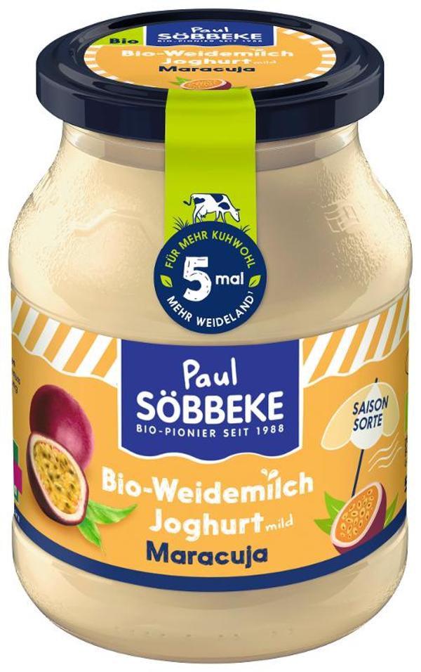 Produktfoto zu Söbbeke Joghurt Maracuja, 3,8% - 500g
