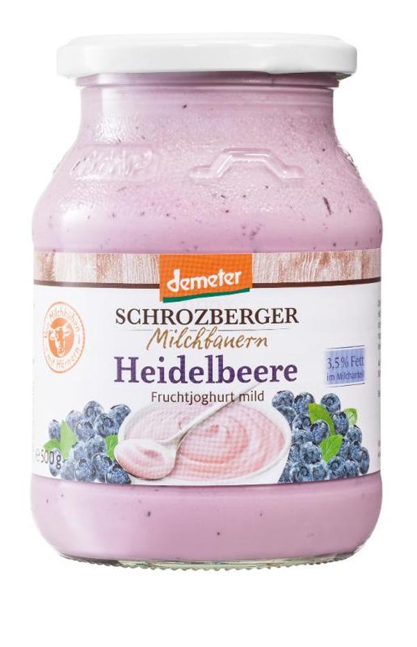 Produktfoto zu Schrozberger Joghurt Heidelbeere, 3,5% - 500g