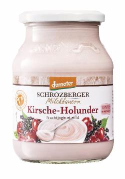 Schrozberger Joghurt Kirsche-Holunder 3,5%  - 500g