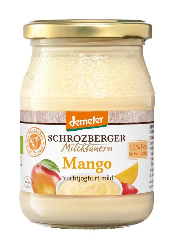 Produktfoto zu Schrozberger Joghurt Mango 3,5% - 250g