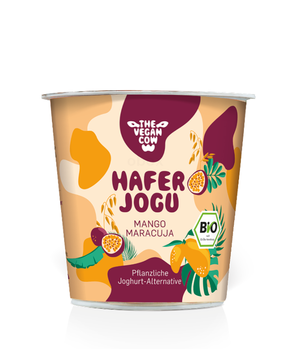 Produktfoto zu The Vegan Cow Hafer Jogu Mango-Maracuja - 150g