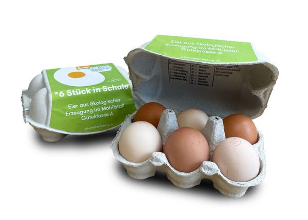 Produktfoto zu Eier - 6er in Demeter-Qualität