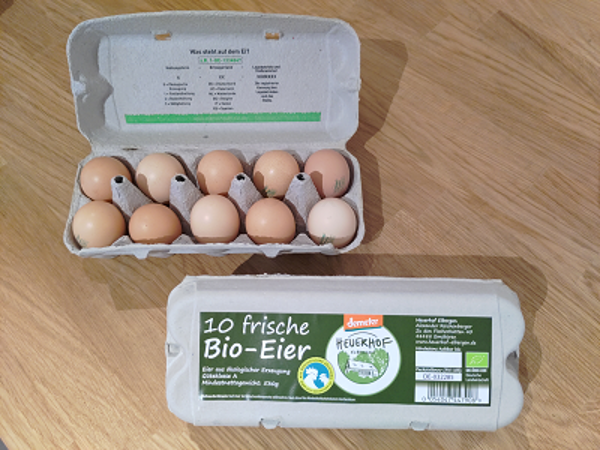 Produktfoto zu Eier - 10er in Demeter-Qualität
