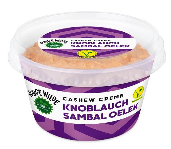 Produktfoto zu Cashew Creme - Knoblauch Sambal Oelek - 150g