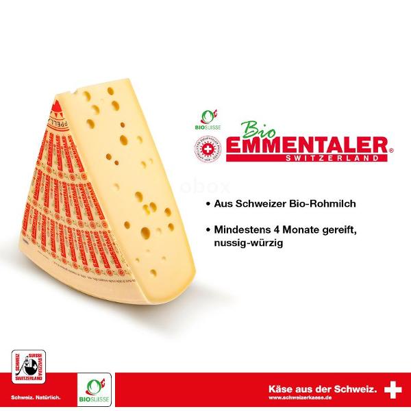 Produktfoto zu Schweizer Emmentaler AOP - 4 Monate