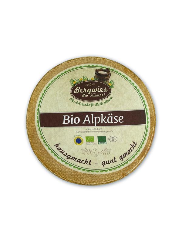 Produktfoto zu Bergwies Bio Alpkäse 48%Fett i. Tr.