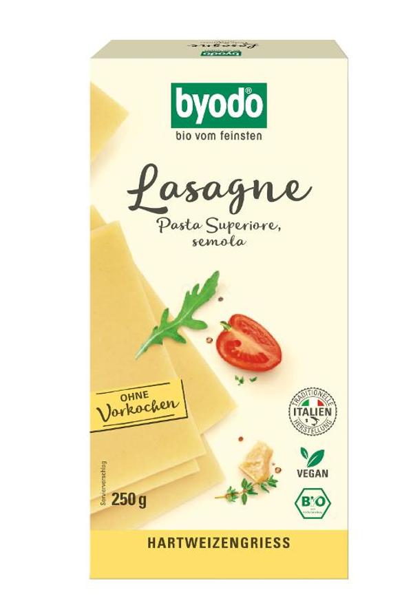 Produktfoto zu Byodo Lasagne Platten - 250g