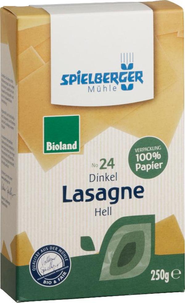 Produktfoto zu Spielberger Dinkel Lasagne hell - 250g